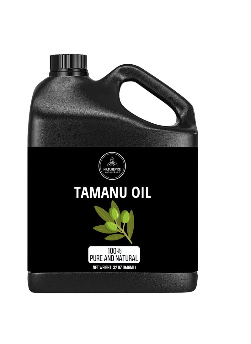 Naturevibe Botanicals - Naturevibe Botanicals Tamanu Oil 32 Ounces  100 Pure and Natural  Great for Skin Care and Hair Care - Image 1