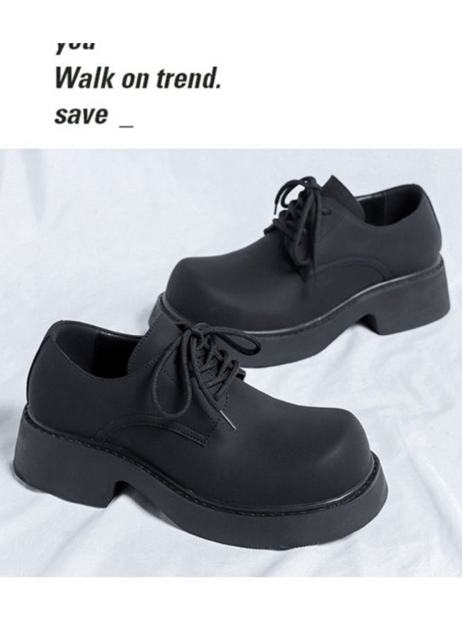 Warrior - Versatile Retro Casual Leather Shoes - Image 1
