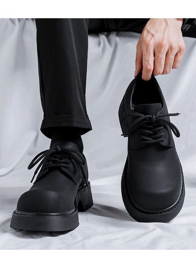 Warrior - Versatile Retro Casual Leather Shoes - Image 1
