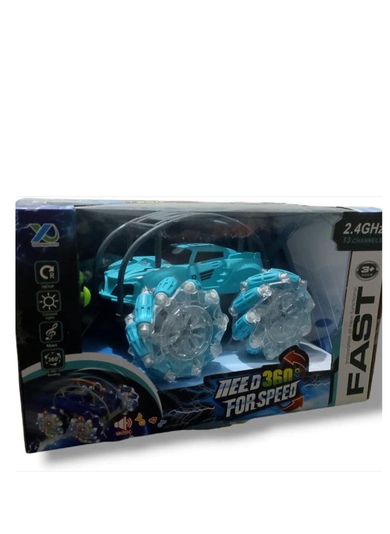 2.4GHz Remote Control Stunt Car, High-Speed RC Vehicle with 360° Spins & Flips – All-Terrain Racing Toy for Kids & Adults  - Image 3