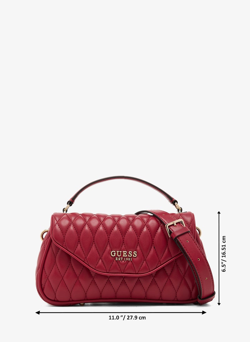 GUESS Valla Top Handle Crossbody Bag - Image 5