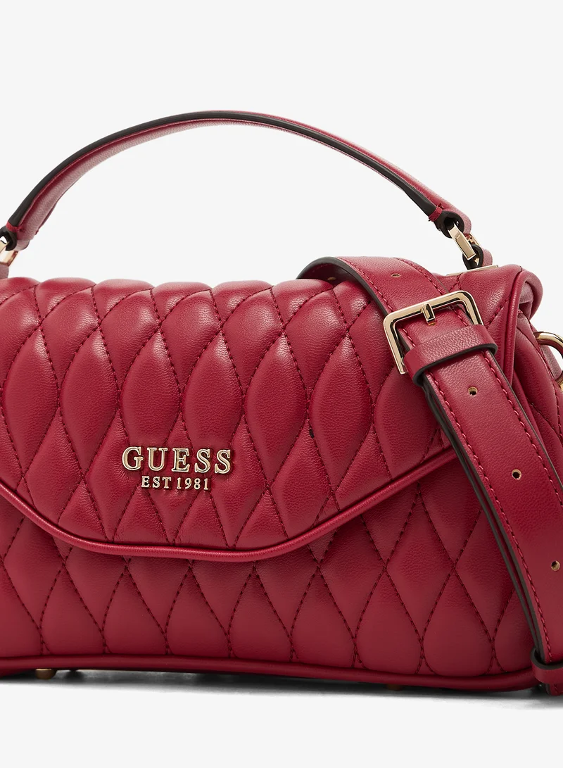 GUESS Valla Top Handle Crossbody Bag