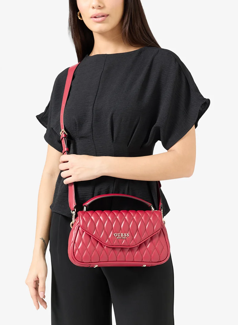 GUESS Valla Top Handle Crossbody Bag