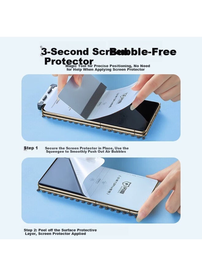 Smartdevil Screen Protector For Huawei Mate X5/x3, Full Coverage Tempered Glass Soft Film, Invisible Full Screen Protective Film, Ultra-clear Adhesion, Anti-fingerprint Protective Film - Image 4