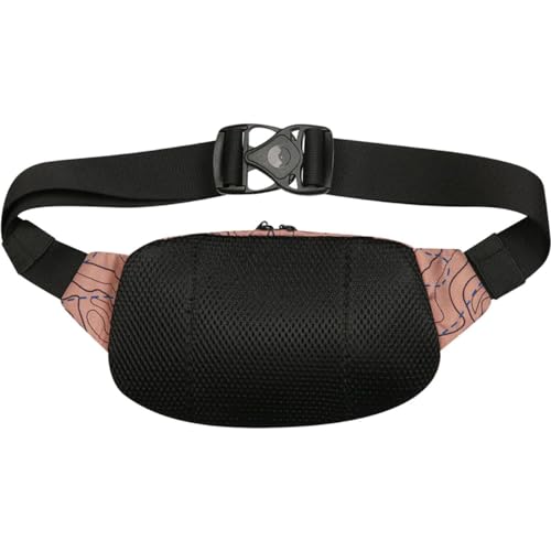 KAVU Spectator Belt Bag Polyester Hip Fanny Pack Sea Map - Image 3
