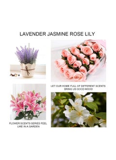 Bukela Lavender Jasmine Lily Rose Flower Sachet, 1Box/12Pcs, 12 Packs Closet Air Deodorizer Freshener Scented Drawers, Sachets Long Lasting Smell Goods for House 4 Scent, Home/Car Fragrance Products  - Image 2