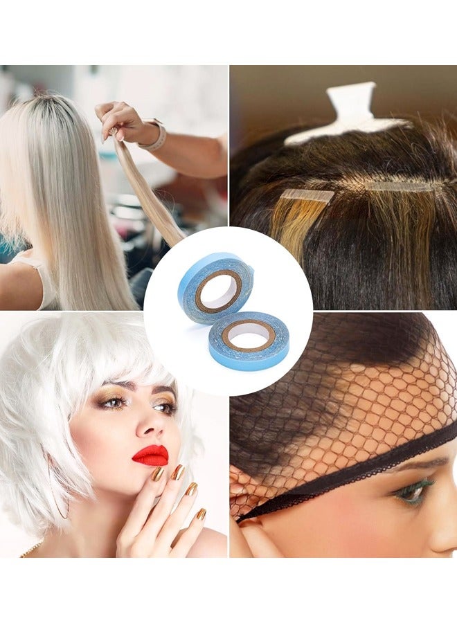 2 Rolls Hair Extension Tape,Hair Wig Tape Double Sided Adhesive Tape for Hair Extensions Tabs Beauty Tools Hairstyling Essentials - Image 5