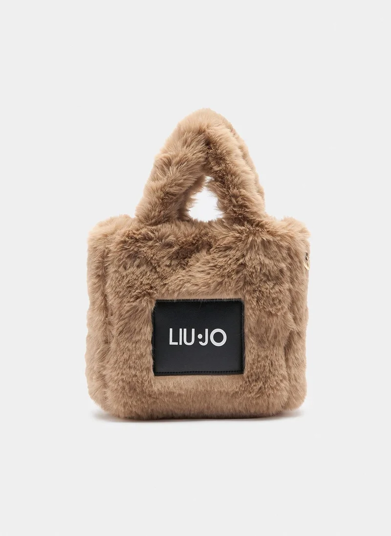 Liu Jo Faux fur mini bag