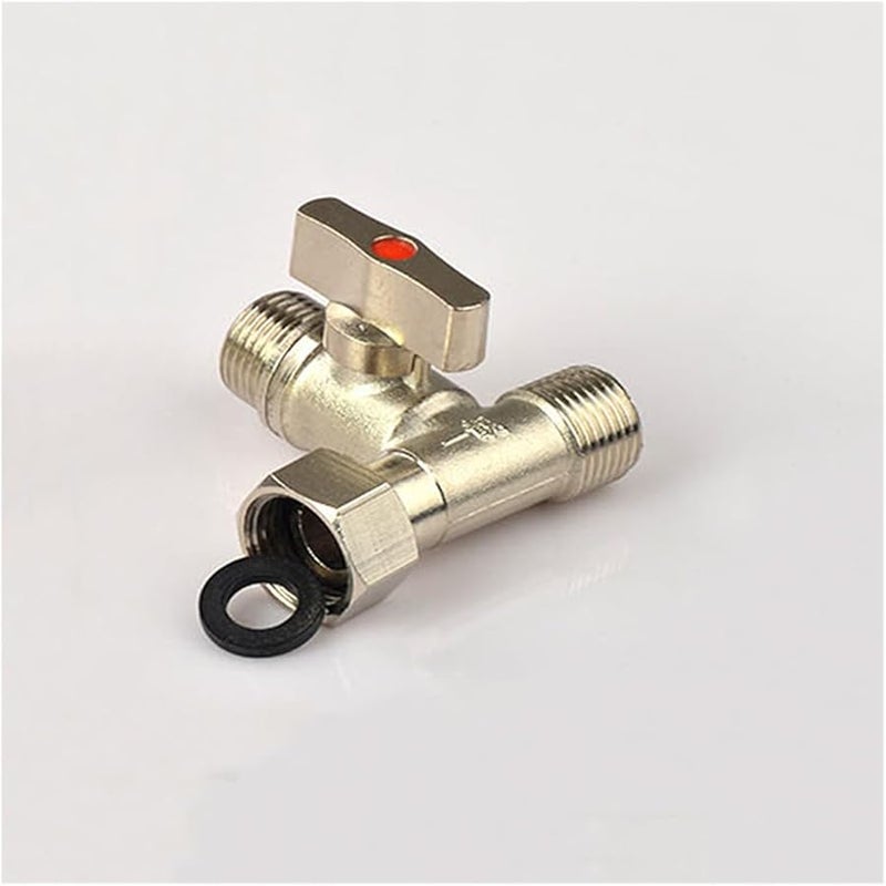DN15 Brass Ball Valve 1 2 Inch Male To Male To Female Tee Type Water Faucet Fitting - Image 3
