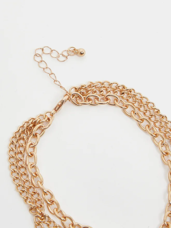 Styli Styli Shell Drop Layered Anklet with Lobster Clasp
