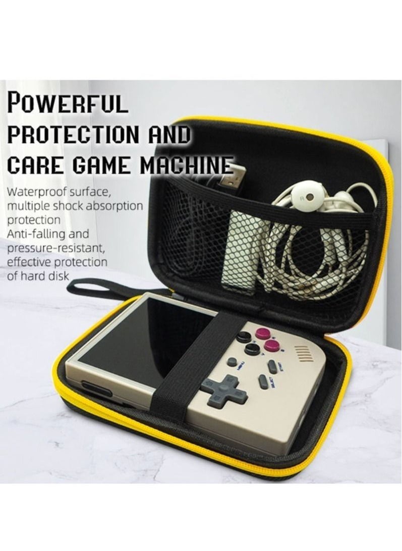 Generic - Hard Carrying Case for RG3500 Handheld Game Console, EVA Case Compatible with RG353VS Handheld Game Console and Accessories, Multi-function Travel Storage Bag (Black) - Image 1