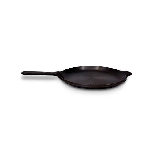 Bharath Agencies Cast Iron Omelette Pan - 10 Inch - 2Kgs, Black - Image 3