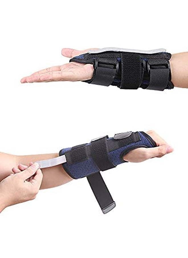 Generic - Night Support Wrist Support, Removable Metal Wrist Splint, Three Adjustable Compression Straps, Tendonitis Wrist Support for Men and Women, Pain Relief Hand Rest (Left), FDTY, for Posture Correction - Image 1