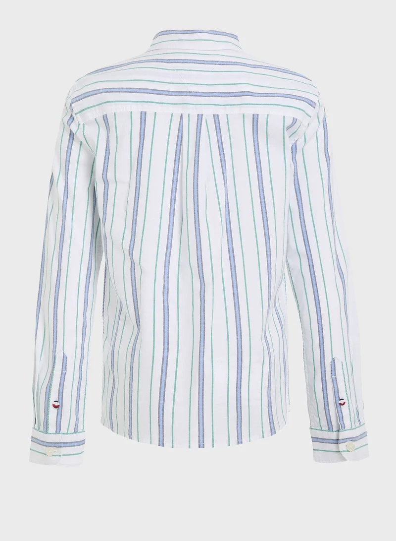 TOMMY HILFIGER Youth Stripe Flex Ithaca Shirt
