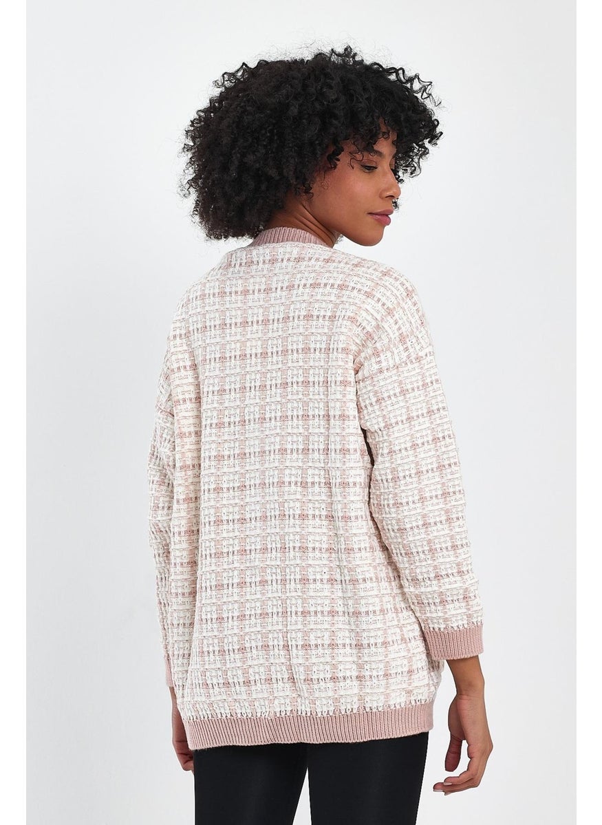 Alexander Gardi Patterned Pocket Knitted Cardigan (A91022-S)  - Image 4