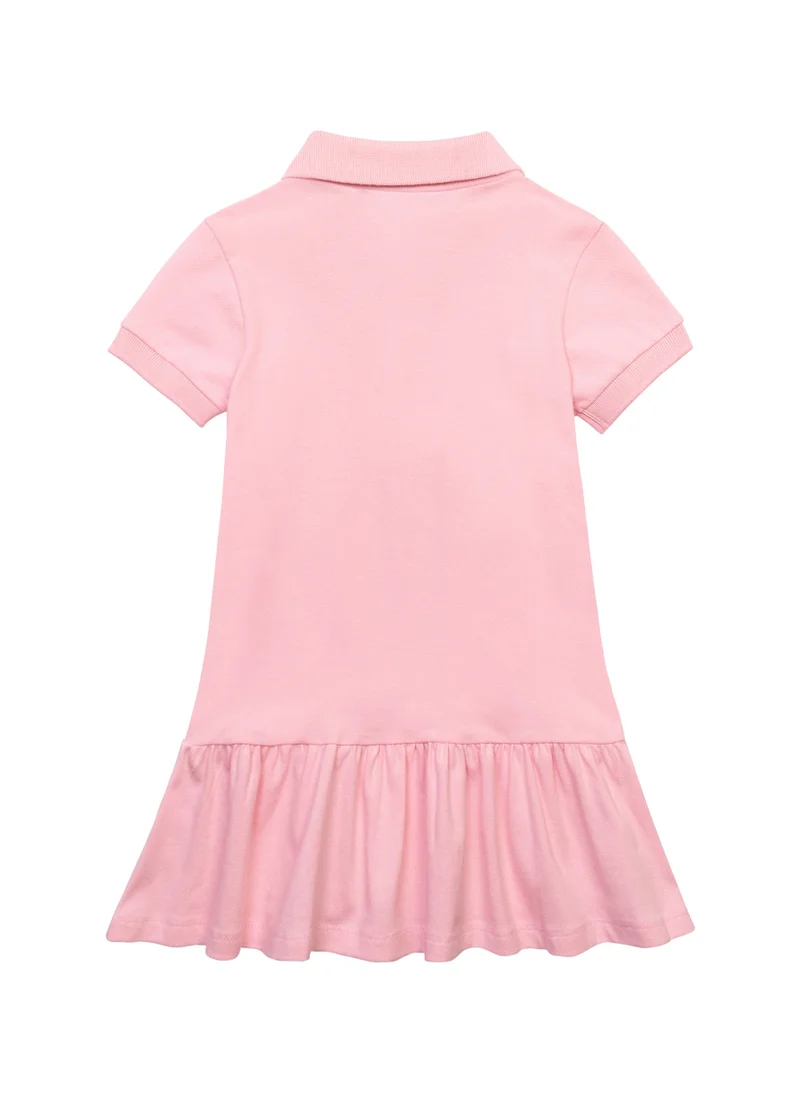 MINOTI Kids Girls Polo Dress With A Frill