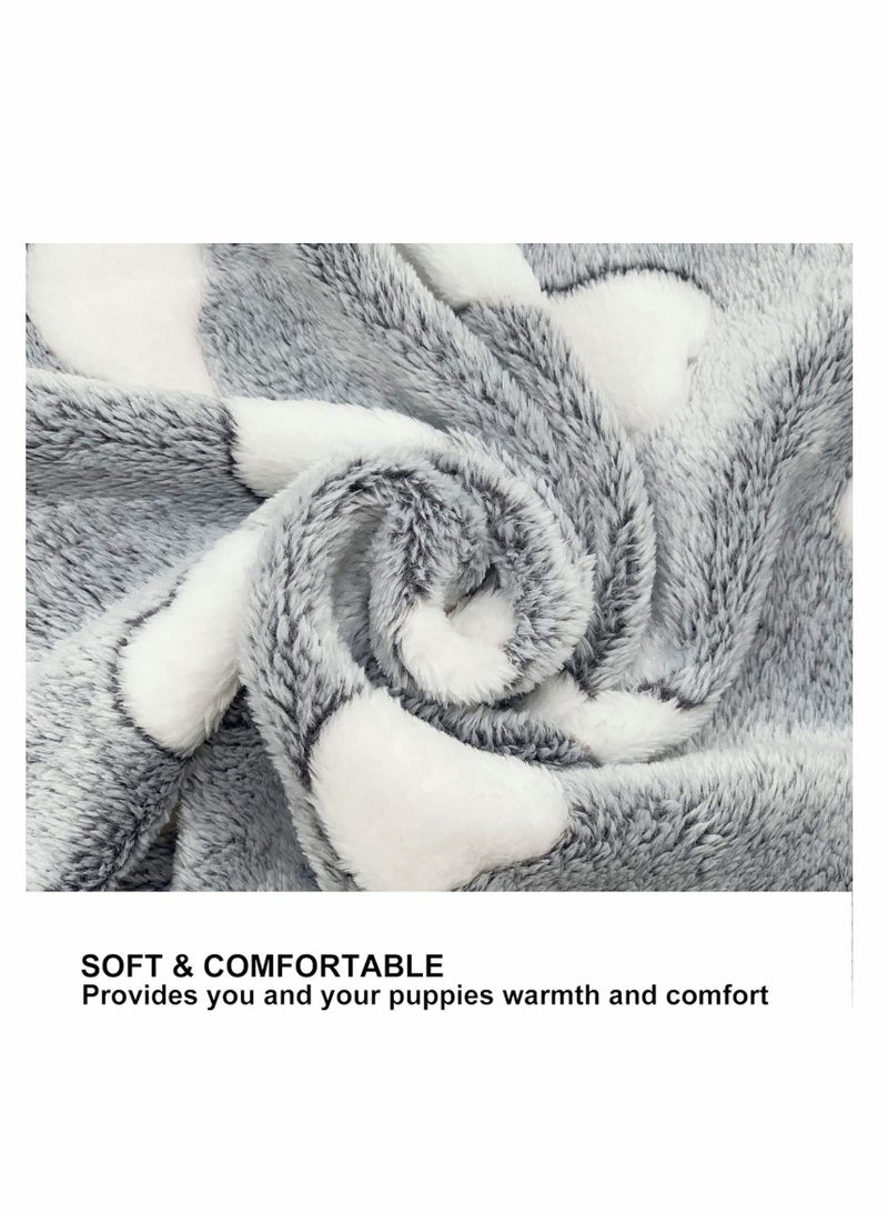 Blankets Set, 3 Pcs Soft Dog Cat Fleece Blankets, Super Soft Warm Sleep Mat Fluffy Premium Fleece Pet Blanket, 31"x20"  - Image 3