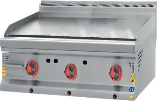 CSA Inox Karacasan Industrial 600 Series Countertop Natural Gas Plate Grill 