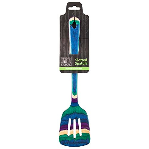 Totally Bamboo Baltique Mumbai Collection 12-1/2" Wooden Slotted Spatula, Safe for Nonstick - Image 5