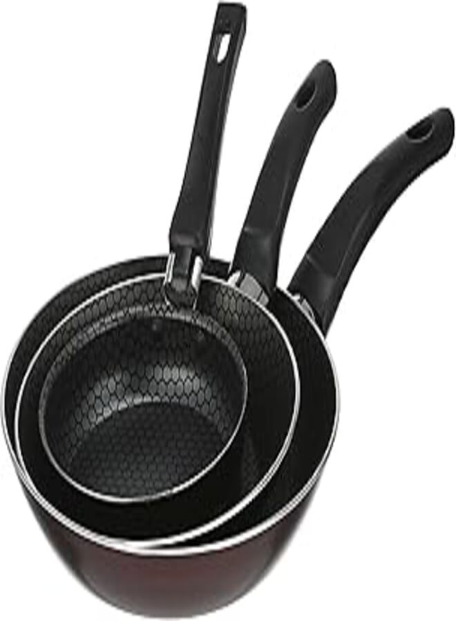 Trueval Teflon frying pan set 3 pcs 14-20-24