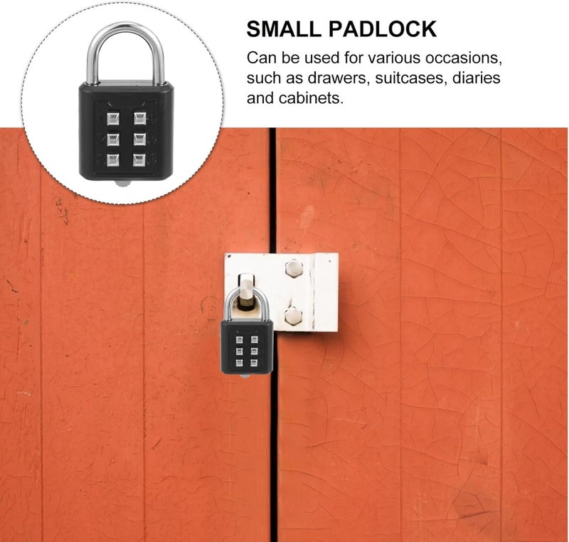 Healeved 5pcs Coded Locks Hanging Lock Luggage Key for Backpack Outdoor Combination - Image 3
