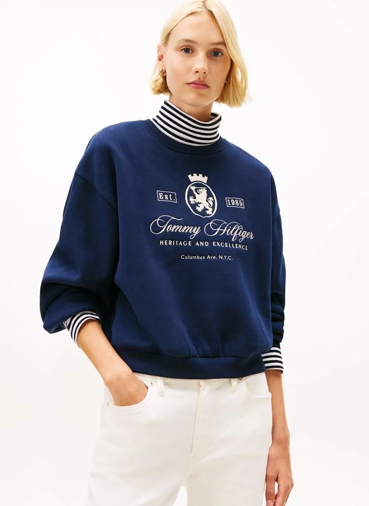 Graphic Crew Neck Sweatshirt