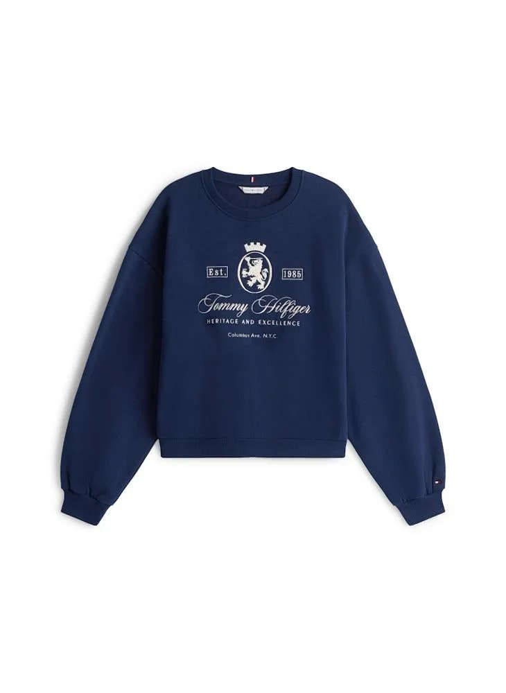 TOMMY HILFIGER Graphic Crew Neck Sweatshirt