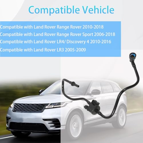 WUGANGATPS Vapor Canister Purge Valve Compatible with Land Rover Range Rover 20102018 Range Rover Sport 20062018 LR4 Discovery 4 20102016 LR3 20052009 Fuel Vapor Valve Replacement for LR010749 - Image 3