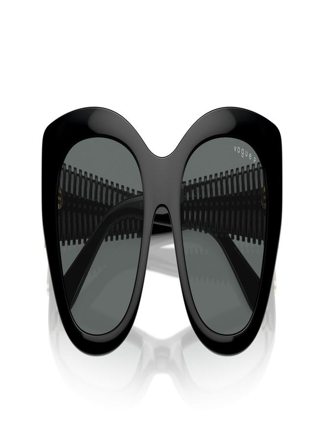 Vogue Eyewear VO5567S Sunglasses, Black/Dark Grey Polarized, 52 mm - Image 5