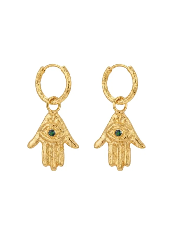 Mamba Art Hamsa Earrings