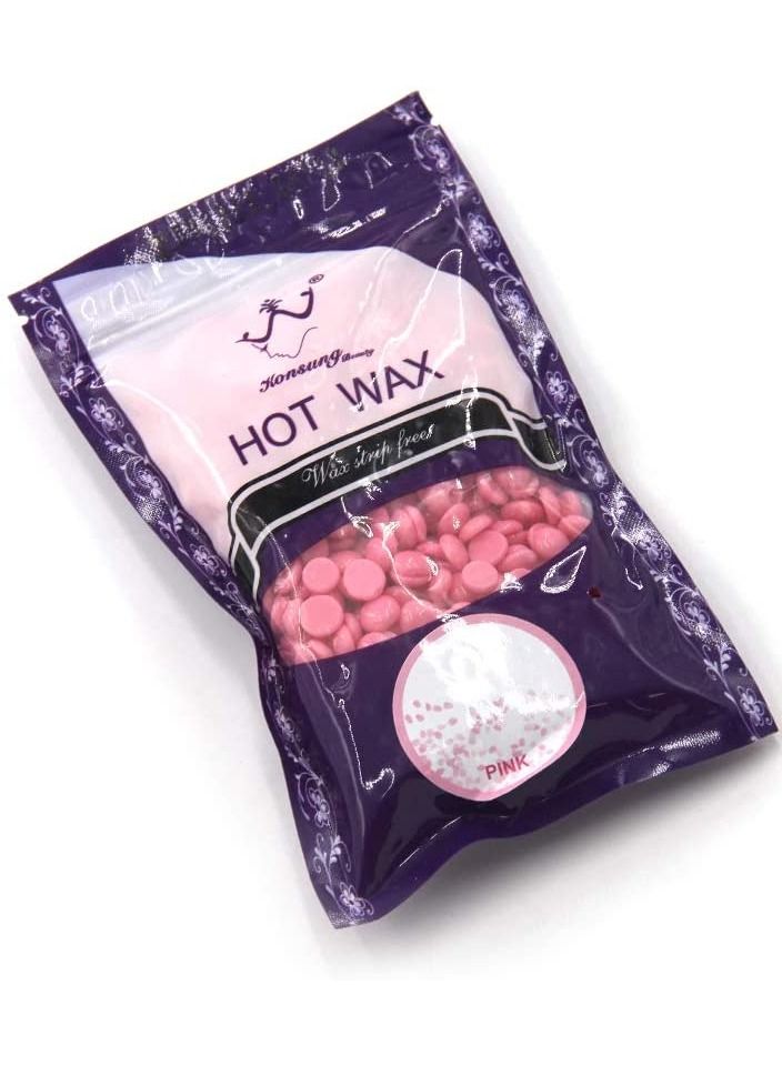 Konsung Beauty حبوب شمع إزالة الشعر الصلبة - شمع الجسم الطبيعي الساخن - حبيبات إزالة الشعر الكاملة للنساء والرجال - Image 1