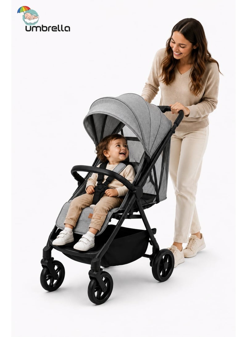 umbrella stroller  Umbrella Easy Move stroller is lightweight, easy to open and close, and includes a feeding tray. - Image 2