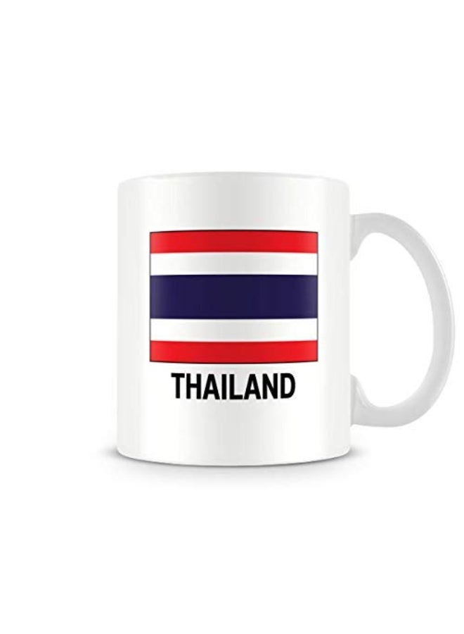 RYN Thailand Flag Printed Ceramic Mug - Image 1