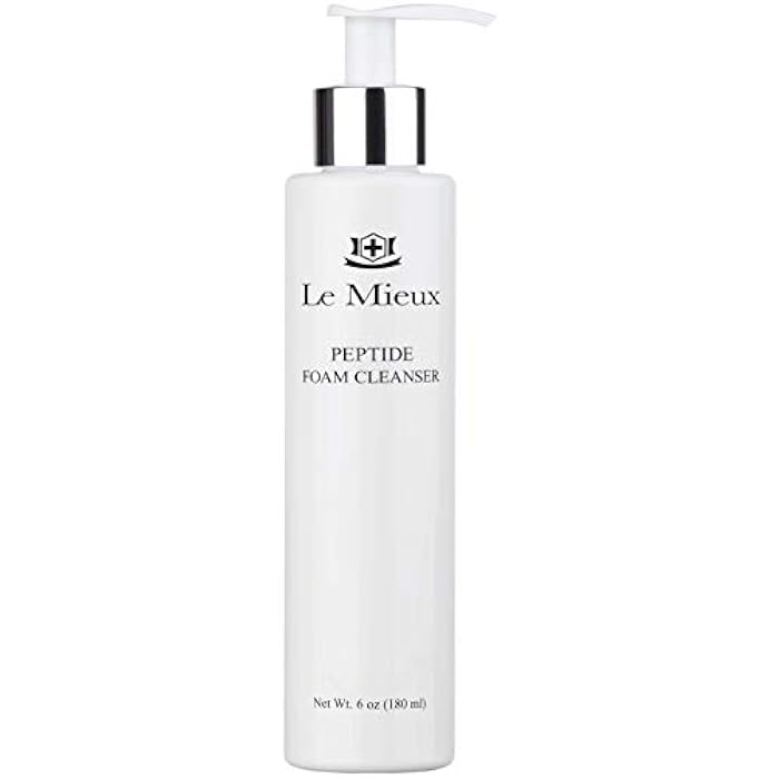 Le Mieux Peptide Foam Cleanser - Age Defying Face Wash with Marine Collagen & 3 Peptides for Glowing Skin, Foaming Cleanser for Dry Skin, No Parabens or Sulfates (6 oz / 180 ml) - Image 1