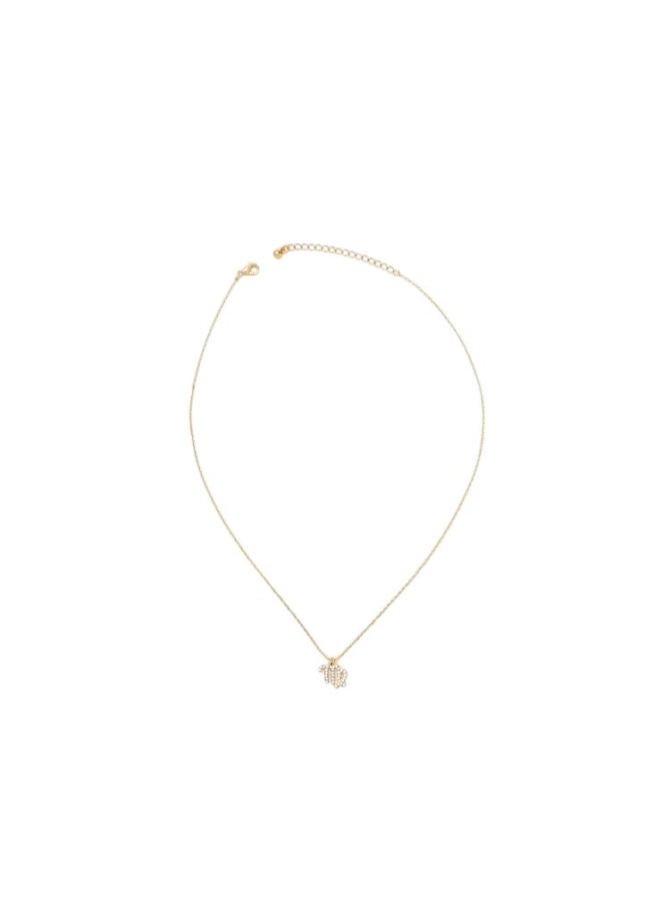 FOREVER 21 Rhinestone Zodiac Charm Necklace  - Image 1