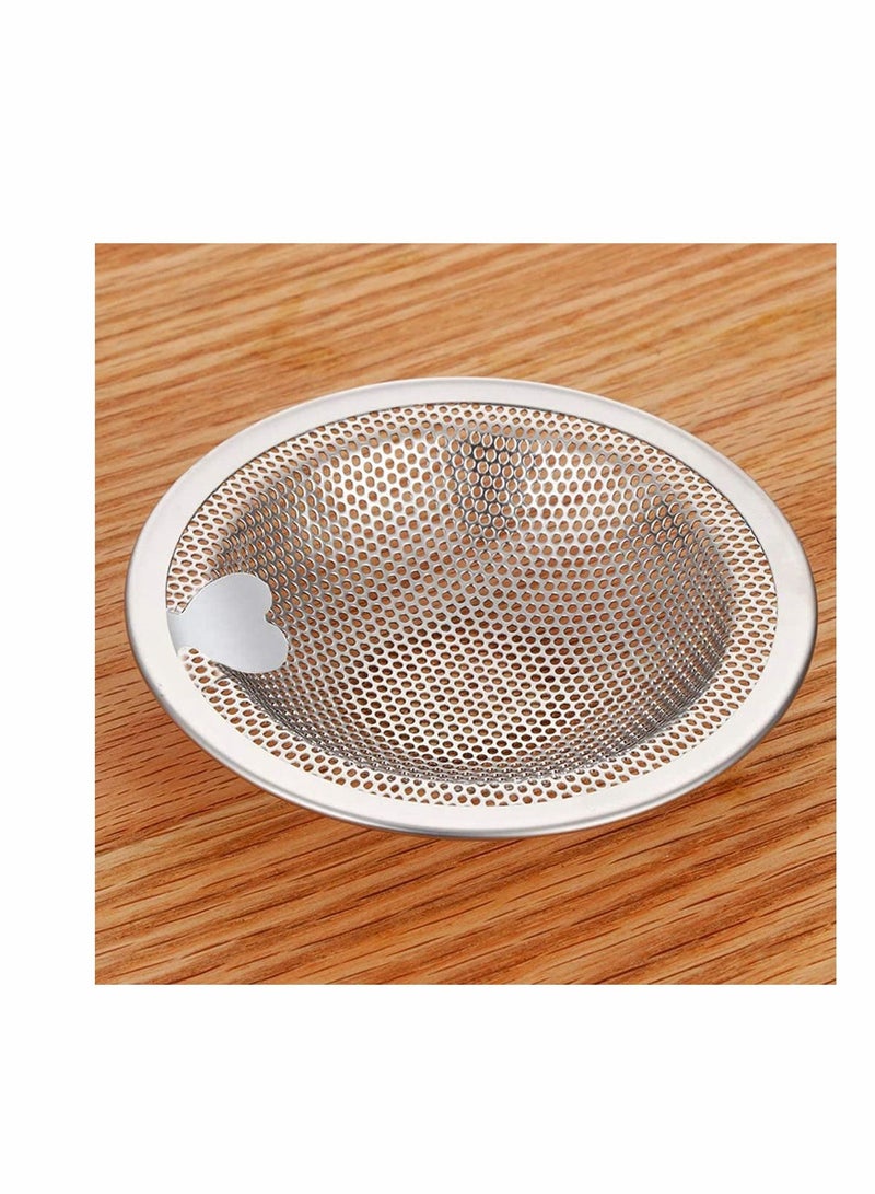 KASTWAVE Kitchen Sink Strainer Basket Catcher with Upgrade Handle, Anti-Clogging Stainless Steel Drain Filter for Most 3-1/2 Inch Kitchen Drains - Image 5