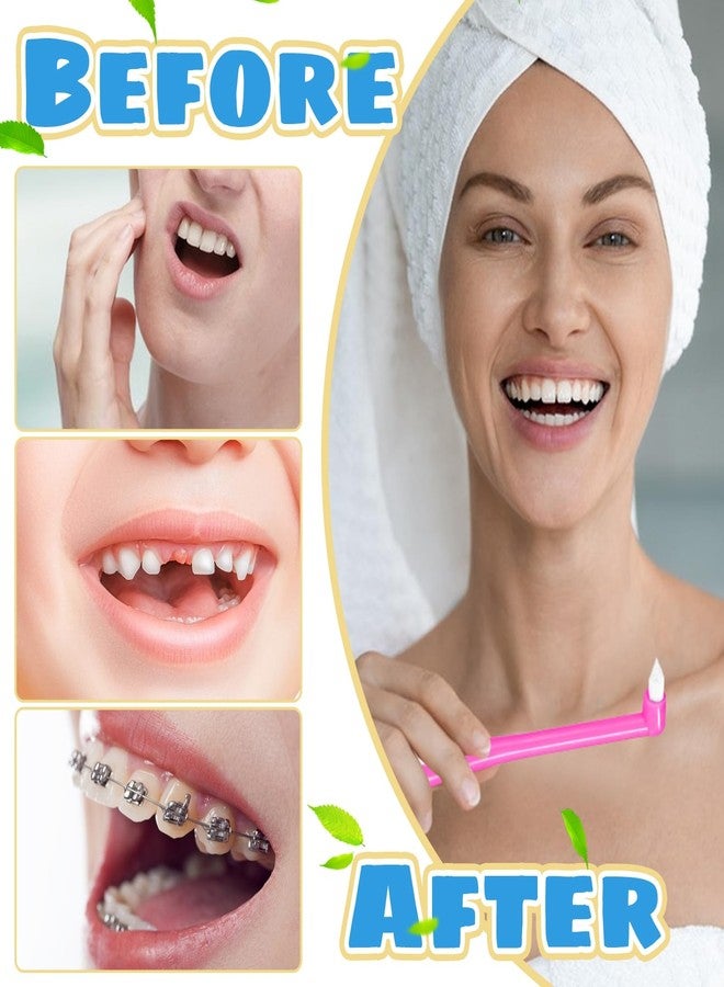 فرشاة أسنان ذات 8 قطع مع أغطية، فرشاة أسنان ناعمة بين الأسنان - Image 4