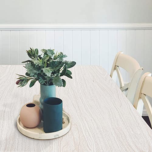 Lativo White Wood Contact Paper for Cabinets and Drawers Wood Grain Peel and Stick Wallpaper for Furniture Table Shelf Liner Self-Adhesive Wallpaper Vinyl Waterproof Easy to Install/Clean 18inW 393inL - Image 3