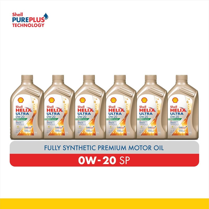 Shell Helix Ultra 0W-20 Sn Plus (1 Liter) (Pack of 6) - Image 2