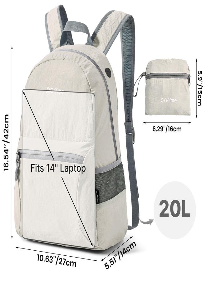 G4Free 20L Foldable Backpack Ultralight Hiking Backpack Daypack for Men Women and Children for Outdoor Hiking Travel - Image 2