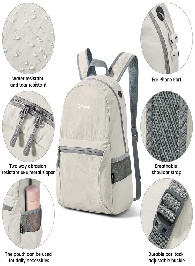 G4Free 20L Foldable Backpack Ultralight Hiking Backpack Daypack for Men Women and Children for Outdoor Hiking Travel - Image 5