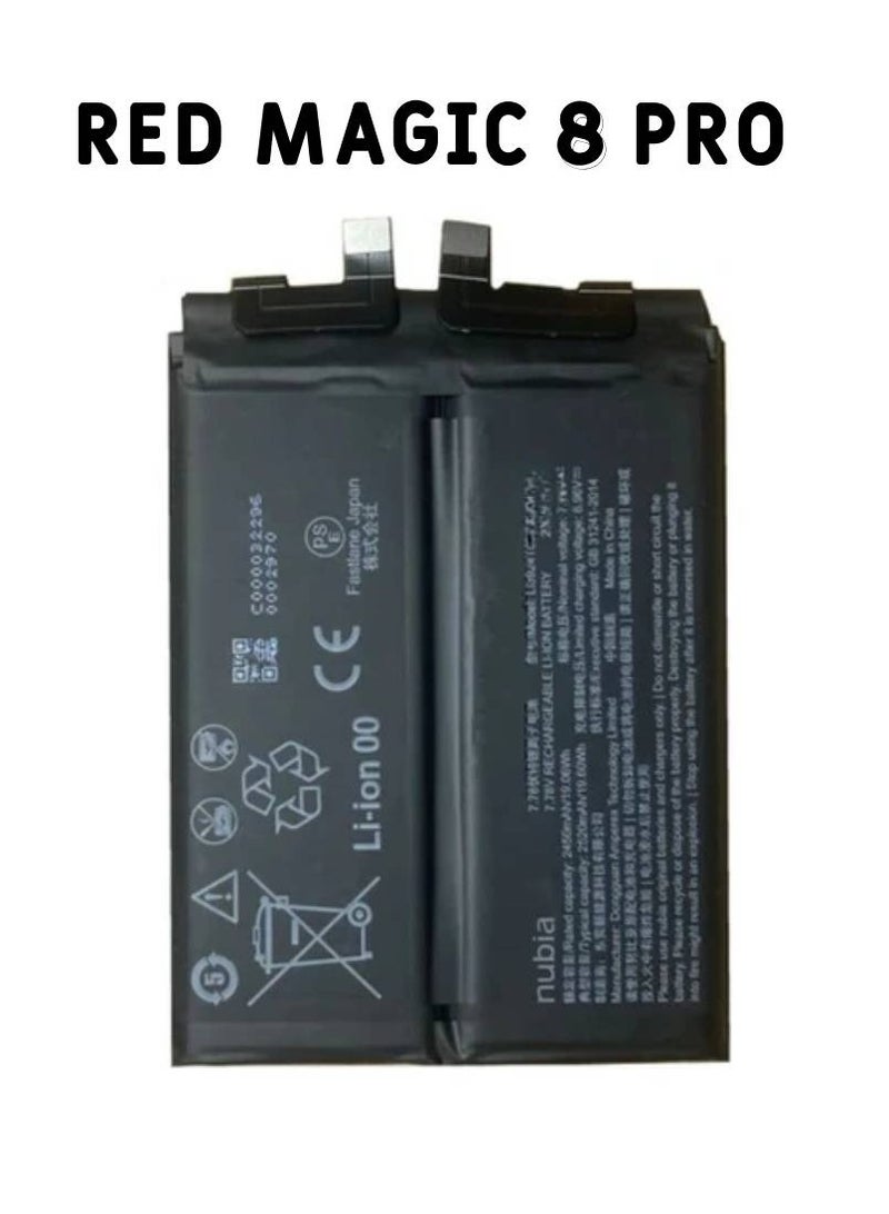 GENNEXT Original high Quality Replacement Battery For ZTE Nubia Red Magic 8 Pro Black - Image 1