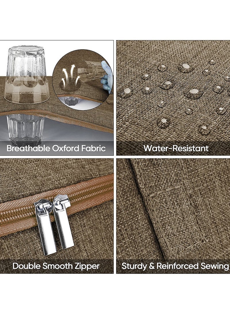 URbazaar Extra Large Storage Bag, Quilt Storage Bag, House Moving bag Cotton Soft Storage Bag, Breathable, Good for Clothes, Bedding Set Organizer - Image 5