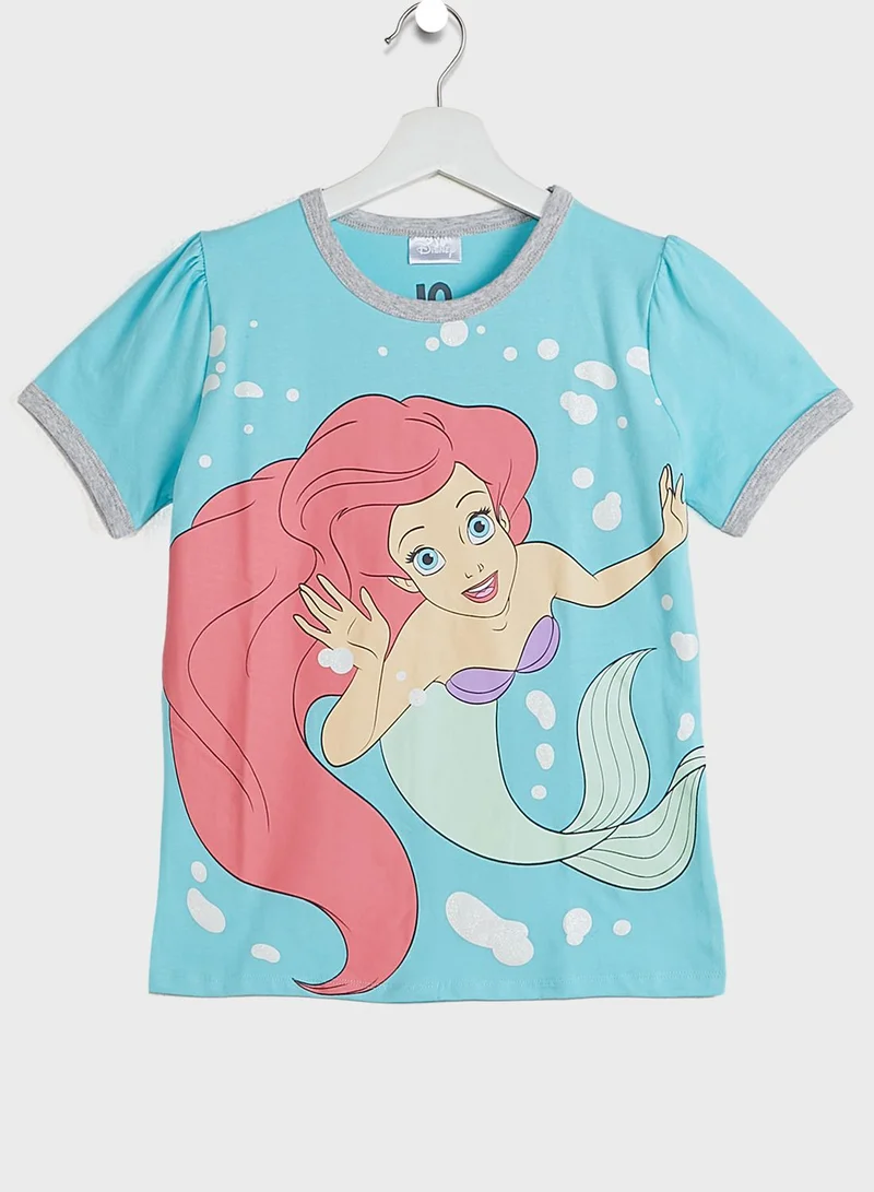 Cotton On Kids Ariel Bubbles Pyjama Set