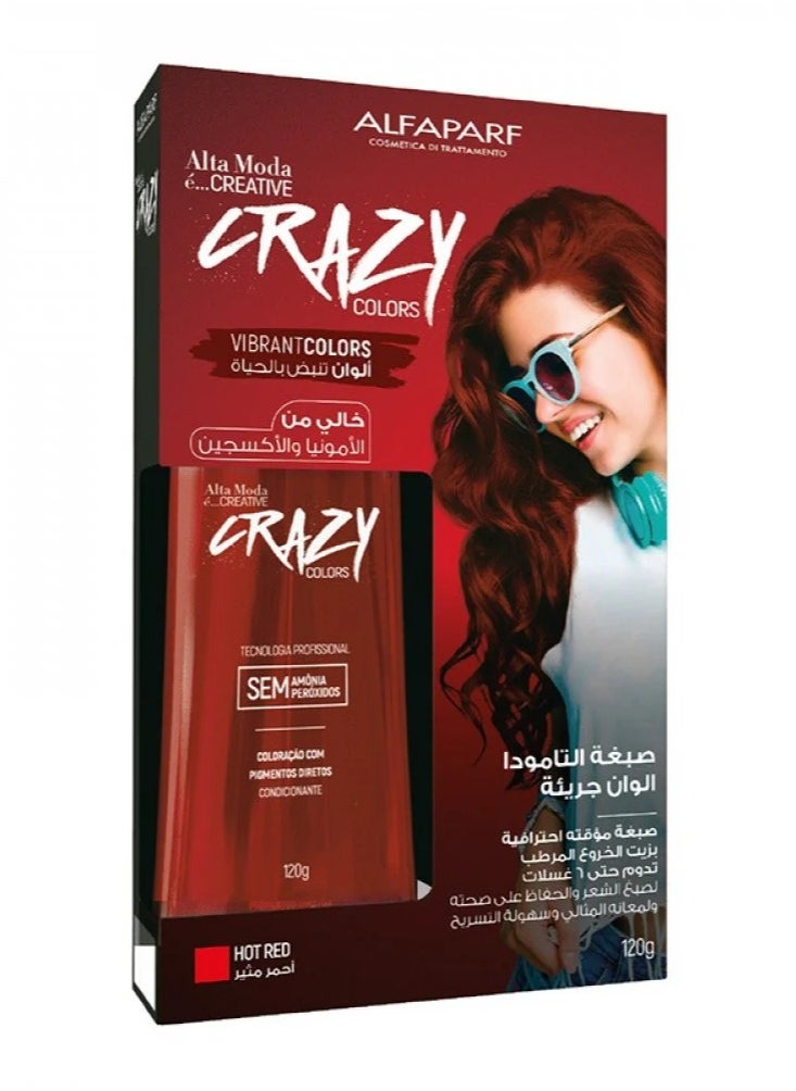 ALFAPARF MILANO Alfaparf Altamuda Hair Dye, Bold Colors, Bright Red, 120 Grams 