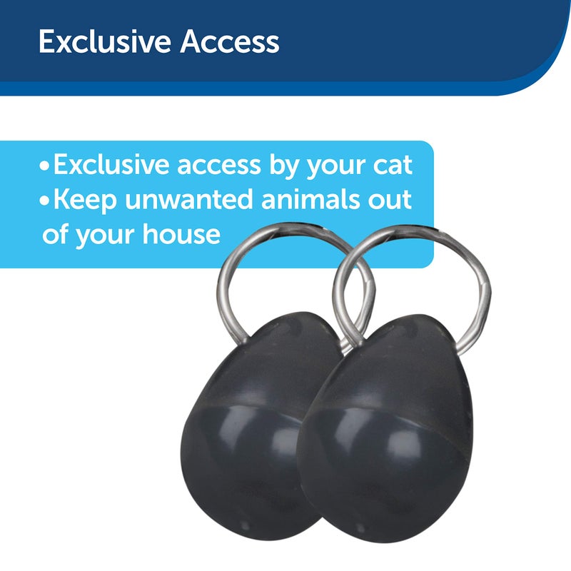 PetSafe, Staywell, Magnetic Collar Key 2 Pack, Selective Entry, Convenient, Microchip Alternative, Black - Image 2