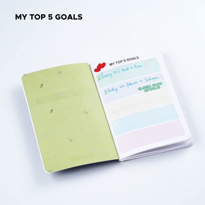 FACTOR NOTES Undated Planner: 12 Months Ultimate organizer | Monthly & Weekly Layouts | Schedule Appointments | Weekly Habit Trackers | Goal Setting | Free Stickers (Charming Lush) - Image 4