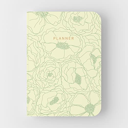 FACTOR NOTES Undated Planner: 12 Months Ultimate organizer | Monthly & Weekly Layouts | Schedule Appointments | Weekly Habit Trackers | Goal Setting | Free Stickers (Charming Lush) - Image 1