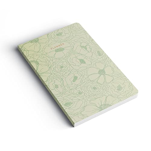 FACTOR NOTES Undated Planner: 12 Months Ultimate organizer | Monthly & Weekly Layouts | Schedule Appointments | Weekly Habit Trackers | Goal Setting | Free Stickers (Charming Lush) - Image 3