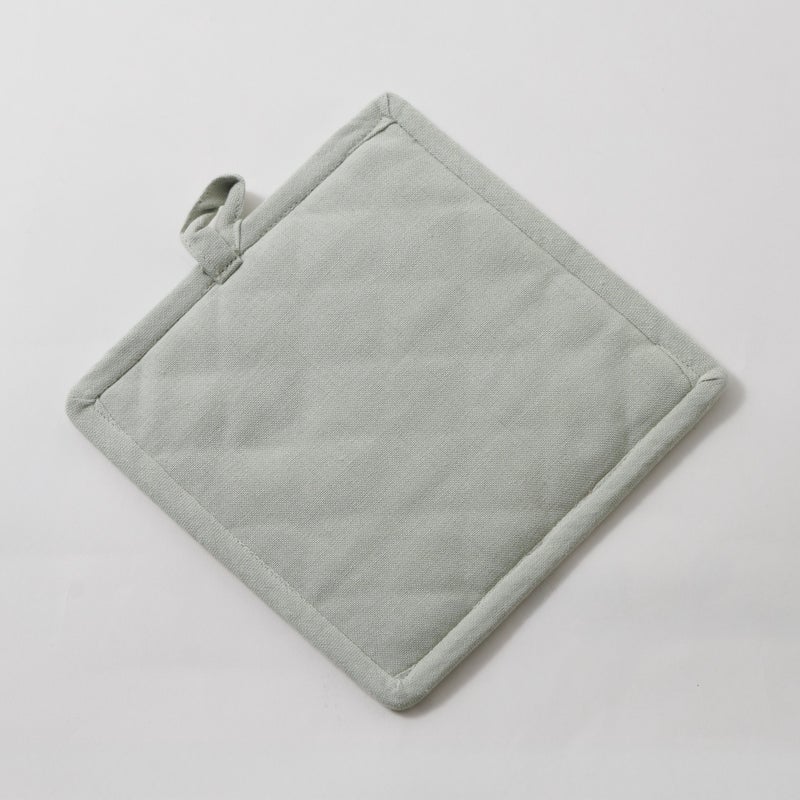 Alberto 100% Cotton Kitchen Set Of 4Pcs, Green - Image 4